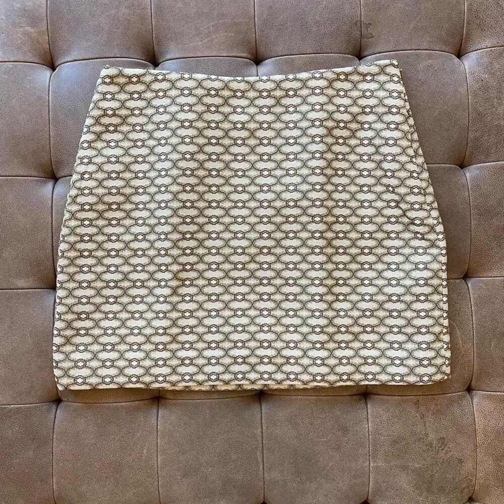 Other-stories Women's Cream and Tan Skirt
